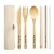 Import Nature Wooden Bamboo Cutlery Set Travel Utensils Set Knife Fork Spoon Straw With Bag from China