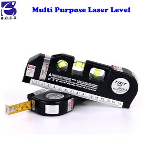New 3 in 1 Fixit 8 FT/250 CM Measuring Equipment Multi-Purpose Laser Level Tape