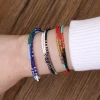 New Adjustable Handmade Color Friendship Bracelet Women Bohemian Multilayer Rice Bead Anklet Bracelet Man Jewelry