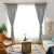 Import New design different types soft luxury linen breathable blackout curtain fabric from China
