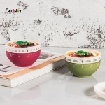New Design Digital Clock Timer Cute Kitchen Timer Ramen Shape Timer Digital Control Baking Kitchen Timers