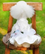 New Design Dog Dress Clothes Pet Clothes Dog Apparel Dog Wedding Dress