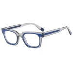 New Design Glasses For Ladies Retro Round Acetate Eyewear Lamination Acetate Eye Glasses 89137