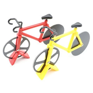 New Design S/S 304 Pizza Cutter Bicycle type