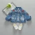 Import New fashion baby fall long sleeve embroidery jean fashion outwear baby girl coat from China