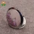 Import new fashion personalized glitter round gold plated handheld mirror from China
