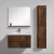 Import New fashion Wall Mounted Single Sink Cabinet 36 inch Bathroom Vanity from China