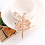 New Korean Silk Scarf Buckle Brooch Dual-Use Jewel High-End Fashion Ballet Women's Brooch
