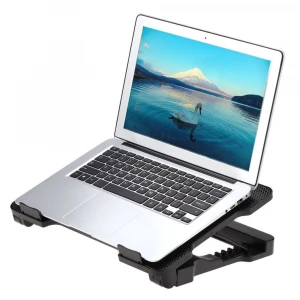 New Laptop USB Cooler Pad Cooling Base Chill Mat Radiator with Two 140mm LED Fans 5 Angles for 12&quot;-15.6&quot; Notebook