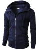 New mens sports fitness casual jacquard sweatshirt fleece cardigan hooded jacket