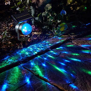 New product Garden Light Outdoor waterproof Rotating Colored lights Solar lawn light