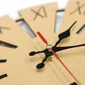 New product Kids room decoration Eco friendly Wood clock