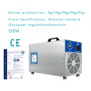 New Products Ce Certificate 20g/Hr Portable Ozone Generator Generation Machine