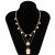 Import New trendy women jewelry 18K gold plated 3 layered pendant freshwater pearl multi-layer choker collar necklace from China