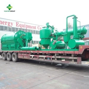 Newest generation automatically recycle waste rubber tyre pyrolysis to oil machinery
