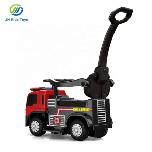 Newest Kids battery toy car kids slide car children fire truck with EN71-1-2-3