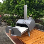 Newly designed wood fired pizza oven pellet oven wood fired pizza oven door
