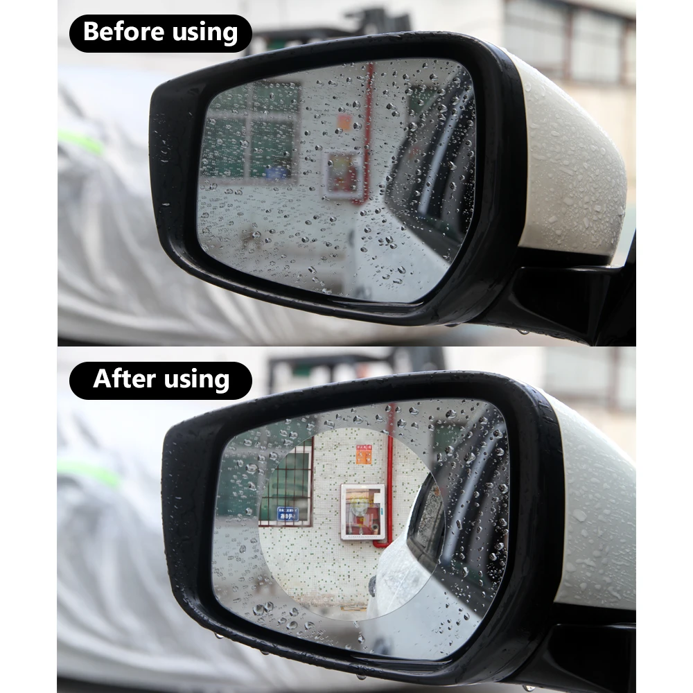 New!Products Automobile Rain-proof Rearview mirror Anti Fog Film Water Resist Rain Proof Film