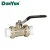 Import Nickle Plated Body Brass  Ball Valve DN20 PPR Valve for PPR Welding from China