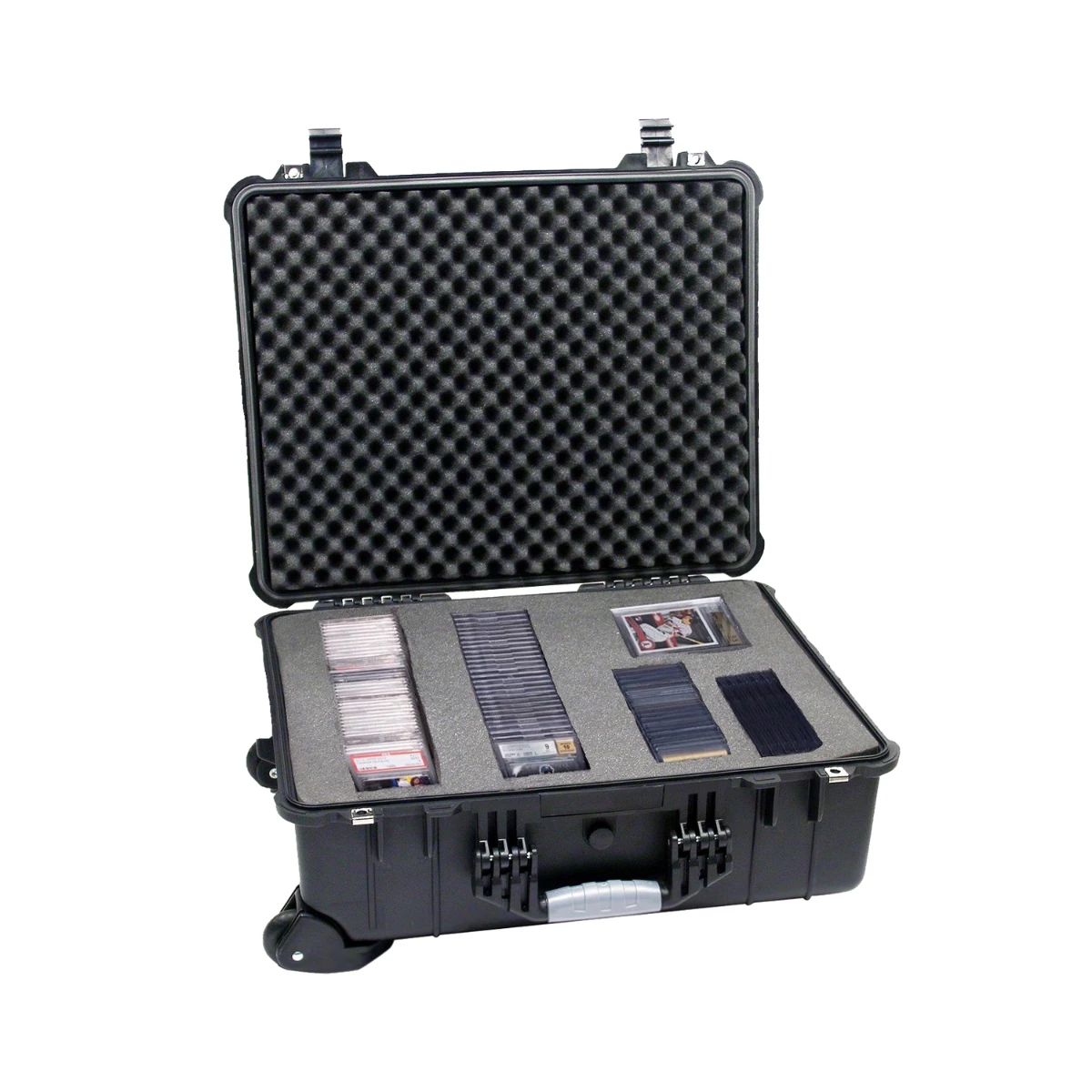Ningbo Factory Wheeled Graded Card Case - Waterproof Storage Box for PSA BGS SG