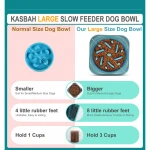 No Spill High Quality Custom Designer Slow Food Eating Feeder Pet Dog Bowl