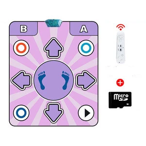 Non-slip PVC TV game single dance mat dancing blanket with USB