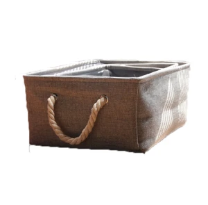 Non Woven Fabric Storage Box with Lids Household Toy Snacks Sundries Organizer Storage Boxes Basket Cloth Storage Organizer Box