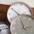Import Nordic wood wall clock living room modern minimalist creative clock Chinese bedroom clock fashion personality pocket watch home from China