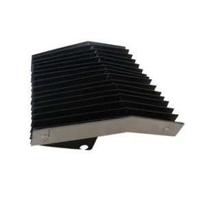 Nylon accordion rubber bellows CNC retractable machine protective shield