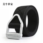 Nylon Belt Outdoor Military Webbing Belt Plastic Buckle Men Tactical Nylon Belt