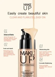 OEM bioaqua makeup concealer liquid foundation natural moisturizing cosmetic product