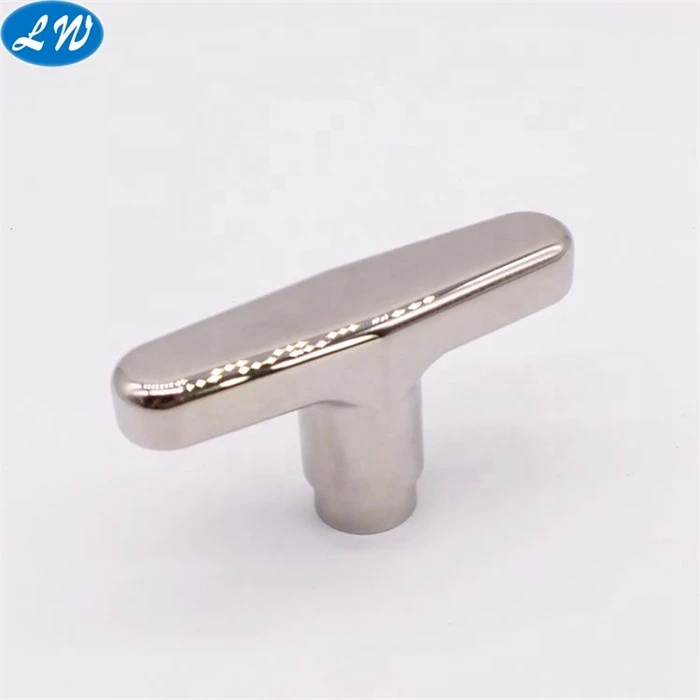 OEM CNC Machined polishing Compound Stainless steel door lock handle parts