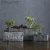 Import Oeuvre creative Nordic minimalist stone-proof rectangular cement breathable green succulent flower pot tray home office from China
