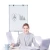 Office school supplies magnetic dry erase whiteboard easel aluminum frame tripod flip chart stand