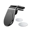 One hand flexible custom logo universal metal gravity magnetic air vent mobile phone car holder mount stand for iphone