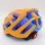 Import Orange PC shell EPS lining in-mold bicycle helmet Cool riding helmets factory direct wholesale from China