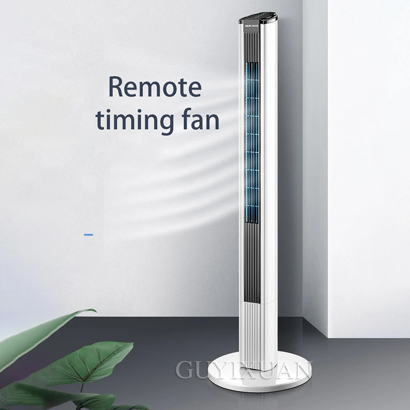 Oscillating Cooling Electric Fan Cooling Tower Fan Office Vertical Leafless Mute Fan For Home Office Shop