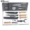 OTOware 6PCS Non-stick coating finished knife set