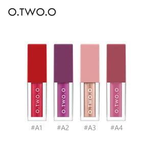 O.TWO.O Liquid Lipstick Set Matte+Metallic+Glossy+Shiny Mini Lip Gloss Set