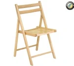 Outdoor Beach Portable Folding Wood Armrest Garden Chairs
