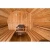 Import Outdoor Use Sauna room red cedar 6 persons outdoor barrel sauna room with hervia sauna heater Good Price from China