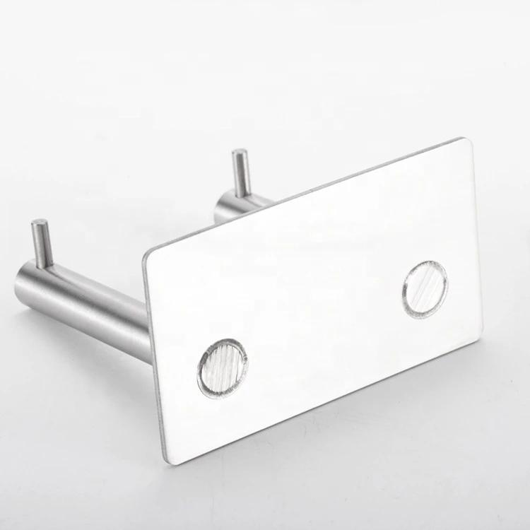 Over The Cabinet Bathroom accessories Stainless Steel Wall Mounted Self Adhesive Hair Dryer Stand Holder