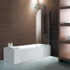 P01P Hot Selling Pivot Bath Screen With Aluminium Alloy Wall Profiles