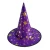 Import Party Cosplay Decoration foil star Halloween Witch Hat from China