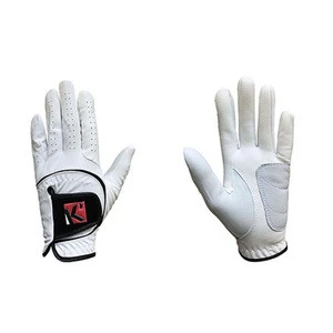 Personal Protective Equipment Safety Synthetic leather golf white gloves