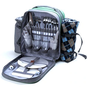picnic cooler bag with side meah pocket