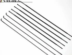Pillar PSR 1423 aero Stainless Steel White/black Bicycle Spokes, good for MTB road bike bladed/flat aero spokes