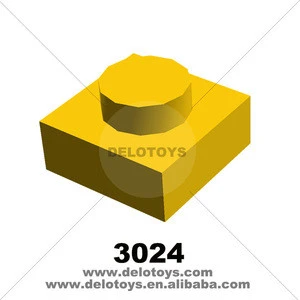 Plastic building blocks Plate 1 x 1 (NO.3024)