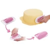 Plastic two in one cake decorating tools Detachable cake smoother