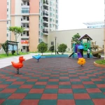 Playground Rubber Flooring Mat Gym Rubber Tile Fitness Rubber Mat Outdoor Indoor